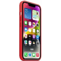 Apple iphone 14 Silicone Case, Red, красный