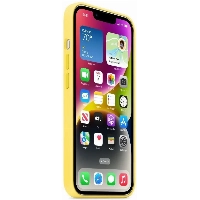 Apple iphone 14 Silicone Case, Canary Yellow, канареечный желтый