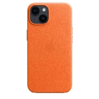 Apple iPhone 14 Leather Case, Orange, оранжевый