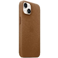 Apple iPhone 14 Plus Leather Case, Umber, коричневый