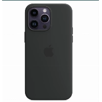 Apple iphone 14 Pro Silicone Case, Midnight, черный