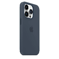  Apple iphone 14 Pro Silicone Case, Storm Blue, синий