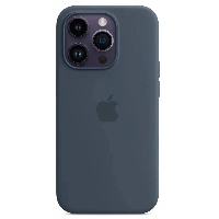  Apple iphone 14 Pro Silicone Case, Storm Blue, синий
