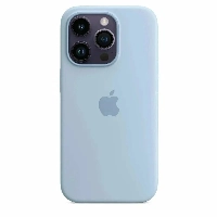  Apple iphone 14 Pro Silicone Case, Sky, голубой