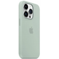 Apple iphone 14 Pro Silicone Case, Succulent, зеленый