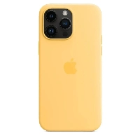 Apple iphone 14 Pro Silicone Case, Sunglow, желтый