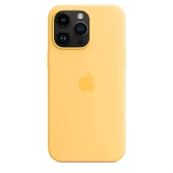 Чехол Apple iphone 14 Pro Silicone Case, Sunglow, желтый