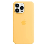Apple iphone 14 Pro Silicone Case, Sunglow, желтый