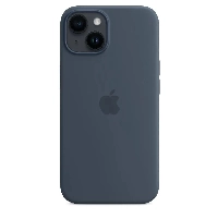 Apple iphone 14 Plus Silicone Case, Storm blue, синий