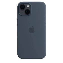 Чехол Apple iphone 14 Plus Silicone Case, Storm blue, синий