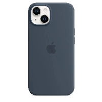 Apple iphone 14 Plus Silicone Case, Storm blue, синий
