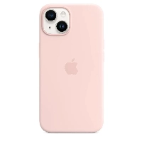 Apple iphone 14 Plus Silicone Case, Chalk Pink, розовый