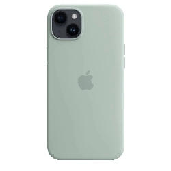 Чехол Apple iphone 14 Plus Silicone Case, Succulent, зеленый