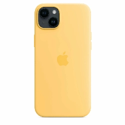 Чехол Apple iphone 14 Plus Silicone Case, Sunglow, желтый