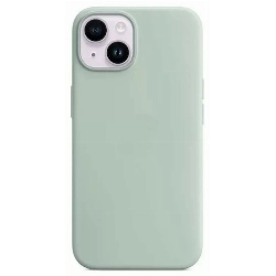 Чехол Apple iphone 14 Silicone Case, Succulent, зеленый