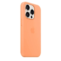 Apple iPhone 15 Pro Max Silicone Case с MagSafe, Orange Sorbet, оранжевый