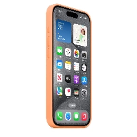 Apple iPhone 15 Pro Max Silicone Case с MagSafe, Orange Sorbet, оранжевый