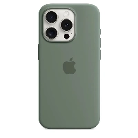 Apple iPhone 15 Pro Max Silicone Case с MagSafe, Cypress, зеленый
