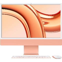 Моноблок Apple iMac 24" 2023 Z19R000DB, 4480x2520, Apple M3, RAM 24 ГБ, SSD 1024 ГБ, 8-core CPU, 10-core GPU, MacOS, Orange, оранжевый