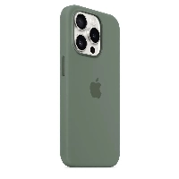 Apple iPhone 15 Pro Max Silicone Case с MagSafe, Cypress, зеленый