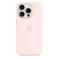 Apple iPhone 15 Pro Max Silicone Case с MagSafe, Light Pink, розовый