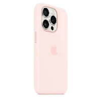 Apple iPhone 15 Pro Max Silicone Case с MagSafe, Light Pink, розовый