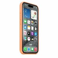 Apple iPhone 15 Pro Silicone Case с MagSafe, Orange Sorbet, оранжевый