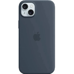 Чехол Apple iPhone 15 Plus Silicone Case с MagSafe, Storm Blue, синий