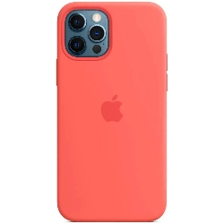 Чехол Iphone 12 Pro Max Silicone Case, Pink Citrus, розовый
