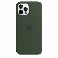 Iphone 12 Pro Max Silicone Case, Cyprus Green, зеленый