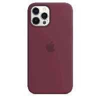 Iphone 12 Pro Max Silicone Case, Plum, бордовый