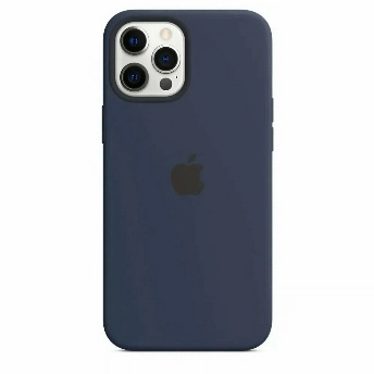 Чехол Iphone 12 Pro Max Silicone Case, Deep Navy, синий
