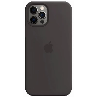 Iphone 12 Pro Max Silicone Case, Black, черный