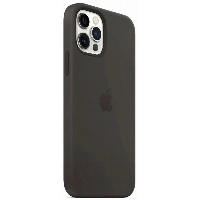 Iphone 12 Pro Max Silicone Case, Black, черный