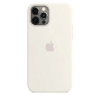 Iphone 12 Pro Max Silicone Case, White, белый