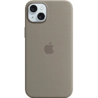 Apple iPhone 15 Silicone Case с MagSafe, Clay, серый