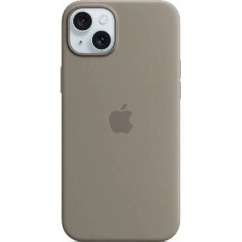 Чехол Apple iPhone 15 Silicone Case с MagSafe, Clay, серый