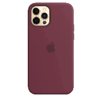 Iphone 12 /12 Pro Silicone Case, Plum, бордовый