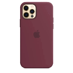 Чехол Iphone 12 /12 Pro Silicone Case, Plum, бордовый