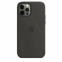  Iphone 12 /12 Pro Silicone Case, Black, черный