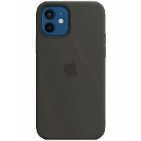  Iphone 12 /12 Pro Silicone Case, Black, черный
