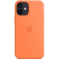 Iphone 12 mini Silicone Case, Kumquat, оранжевый