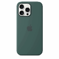Iphone 16 Pro Silicone Case, Lake Green, зеленый