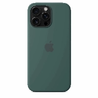 Iphone 16 Pro Silicone Case, Lake Green, зеленый