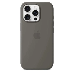 Чехол Iphone 16 Pro Silicone Case, Stone Gray, серый