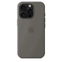 Iphone 16 Pro Silicone Case, Stone Gray, серый