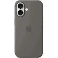 Iphone 16 Silicone Case, Stone Gray, серый