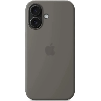 Iphone 16 Silicone Case, Stone Gray, серый