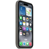 Iphone 16 Silicone Case, Stone Gray, серый