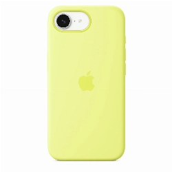 Чехол Iphone 16e Silicone Case, Neon Yellow, неоновый желтый
